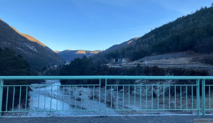 Anfahrt ins Val d'Allos, 31. Januar 2024
