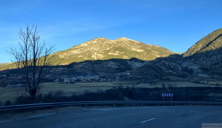 Anfahrt ins Val d'Allos, 31. Januar 2024
