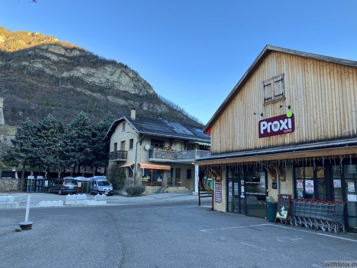 Anfahrt ins Val d'Allos, Colmars, 31. Januar 2024
