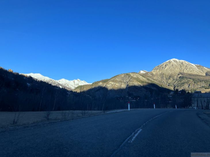 Anfahrt ins Val d'Allos, 31. Januar 2024
