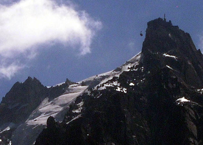 Chamonix, Mont-Blanc-Bahnen, Juli 2006

