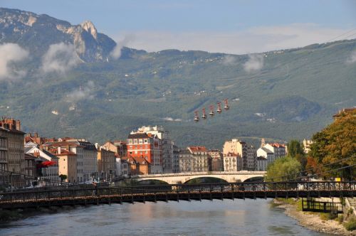 Grenoble, Télépherique de la Bastille, September 2011
