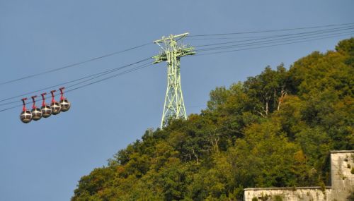 Grenoble, Télépherique de la Bastille, September 2011
