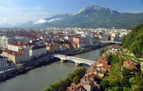 Grenoble, Télépherique de la Bastille, September 2011
