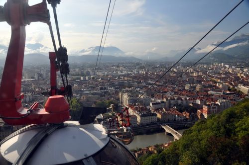 Grenoble, Télépherique de la Bastille, September 2011
