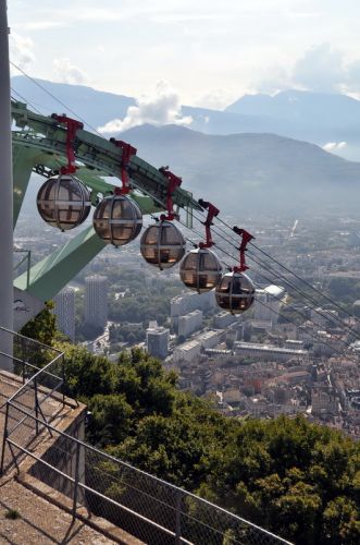 Grenoble, Télépherique de la Bastille, September 2011
