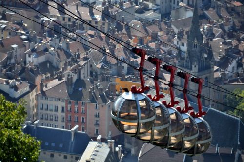 Grenoble, Télépherique de la Bastille, September 2011
