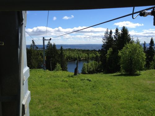 Tryvann, Oslo Vinterpark, Juni 2013
