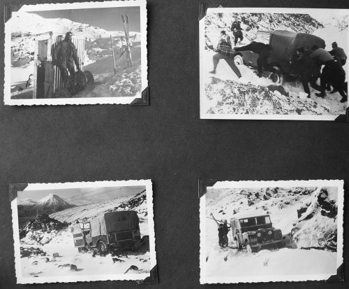 Impressionen vom Mount Ruapehu (Whakapapa) Mitte 1950er-Jahre
