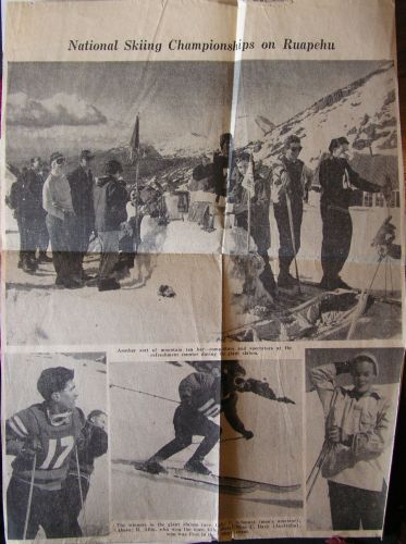 Impressionen von den NZ-Skimeisterschaften 1956
