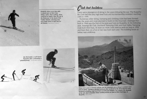 Die ersten Skiclub-Hütten
