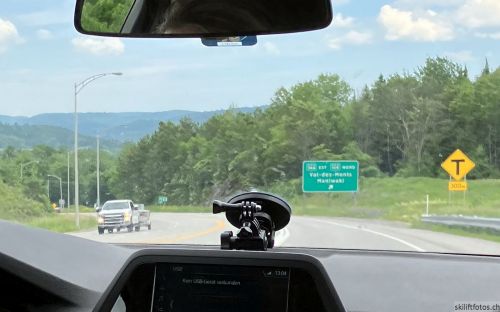 Unterwegs nach Wakefield und Ski Vorlage, Québec, 26. Juni 2022
