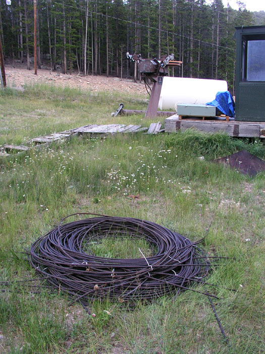 Die ehemalige Talstation - es war vermutlich ein Städeli ST-30 oder US-50.
