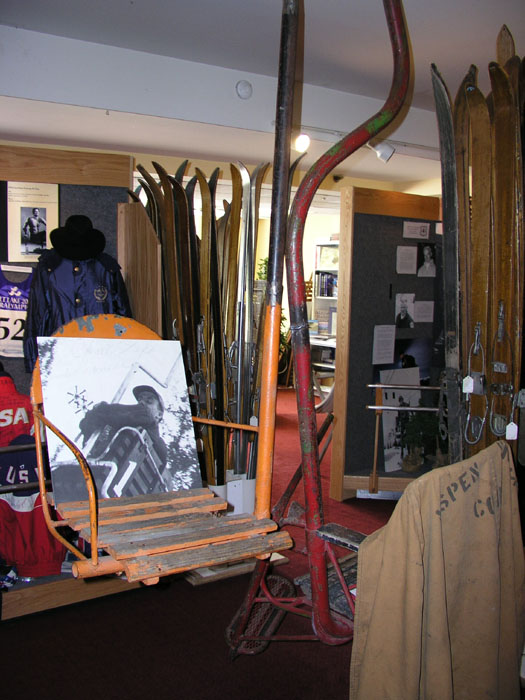 Colorado Ski Museum: Sessel aus der Anfangszeit
