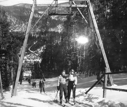Colorado Ski Museum: Skilift in Winter Park, sieht schwer nach Constam aus
