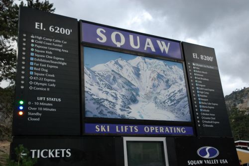 Squaw Valley, Anfang Oktober 2009 (Foto: LJ)
