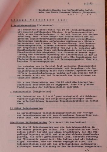 Skima-Offerte für einen Skilift "Lauchernalp in Richtung Hockenhorn" vom 5.4.1963
