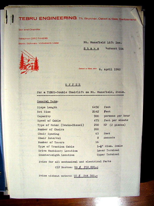 Offerte für Tebru-Doppel-Sessellift (Double Chair) am Mt Mansfield bei Stowe (Vermont / USA), April 1960 - [url=http://www.uvm.edu/skivt-l/?Page=./vault/manchair.jpeg&dir=./vault]mehr zu Stowe u.a. hier[/url]
