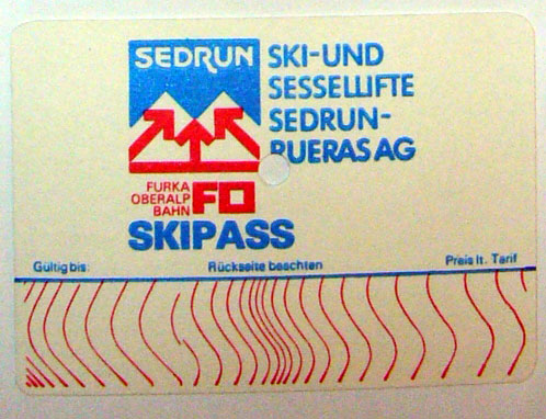 Papierkarte für Tageskarte, ab 1983
