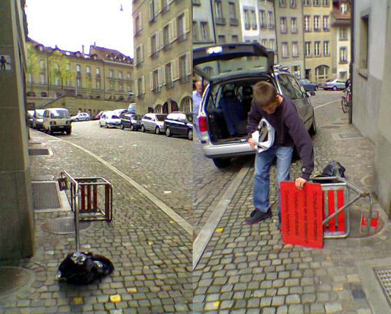 Bündner Sessel in Berner Gasse
