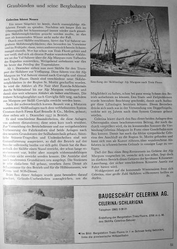 Graubünden und seine Bergbahnen (Ausgabe Dezember 1956)
