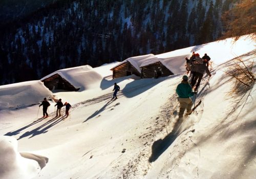 Eischoll, Januar 1987 (Skilager des Galeriebetreibers)

