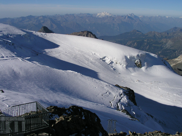 Gletscherskigebiet, Aostatal
