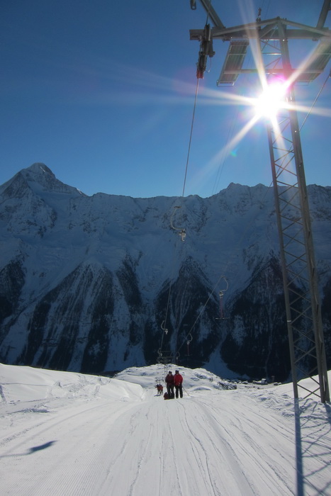 Klassische Habegger-T-Fachwerk-Stützen aus den 70ern
