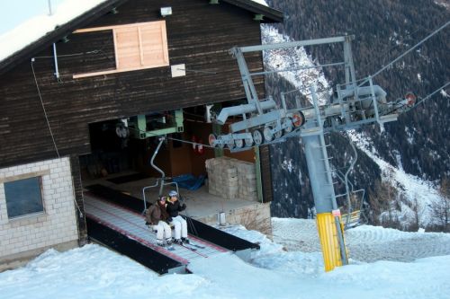 Talstation der Küpfer-Sesselbahn, die später dazukam
