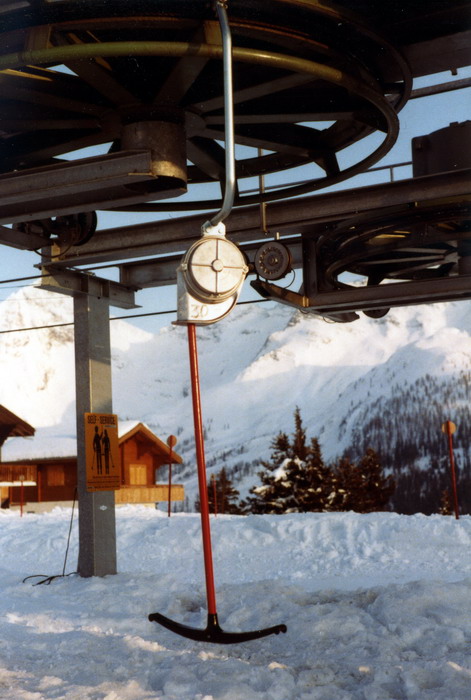 Rosswald, Skilift Saflisch, März 1984
