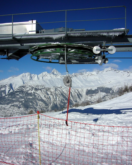 Skilift Fleschboden, Februar 2009
