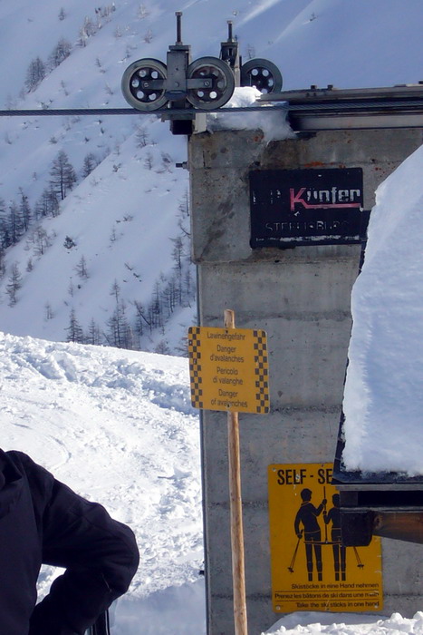 Skilift Stafel, Februar 2009
