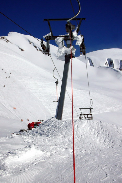 Skilift Fleschboden, Februar 2009
