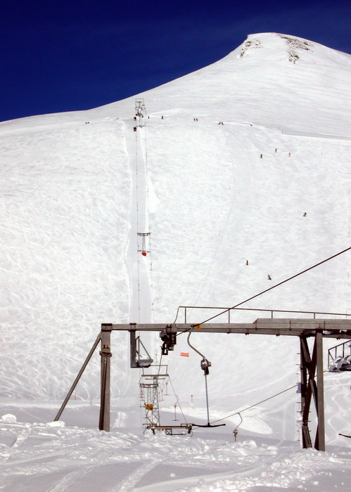 Kurvenstütze Skilift Stafel, Februar 2009
