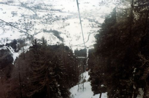 März 1984: Gondelbahn Ried-Rosswald
