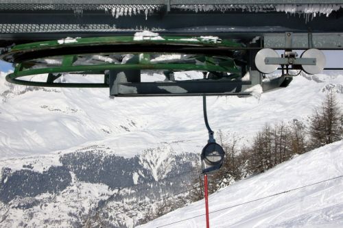 Skilift Fleschboden, Februar 2009
