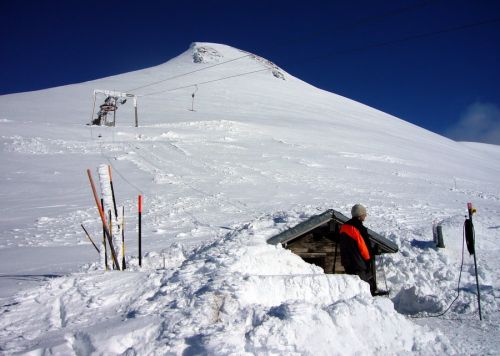 Bergstation Skilift Stafel, Februar 2009
