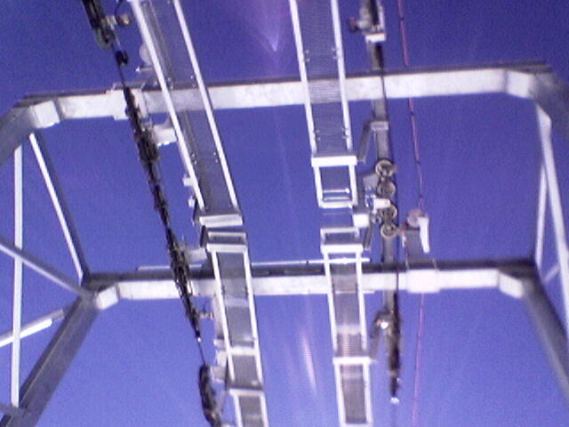 Gandegg-Lift, Kurve, November 2004

