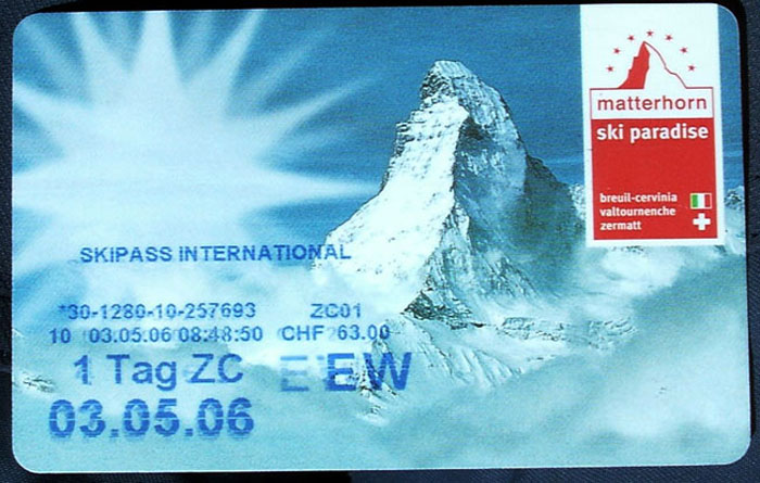 Das letzte Ticket der Saison 2005/2006
