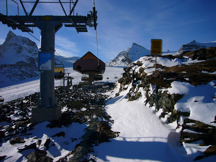 Endstation der WSO-4KSB Theodulgletscher
