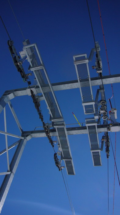 Kurvenstütze Gandegg-Skilift, November 2007
