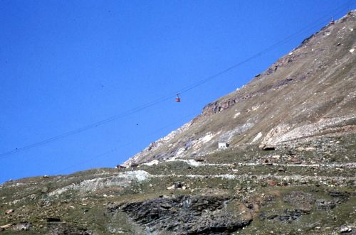 Die alte Rothorn-Bahn, 1982 (Foto: intermezzo)

