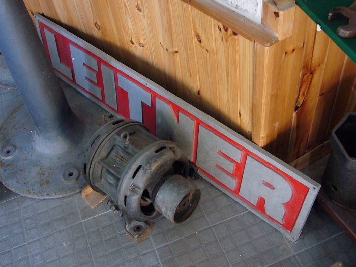 Leitner-Schild / Quelle: Museum auf der Testa Grigia
