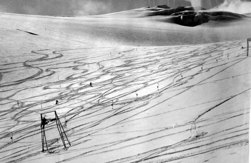 1970er-Jahre, Plateau Rosà / Quelle: Museum auf der Testa Grigia

