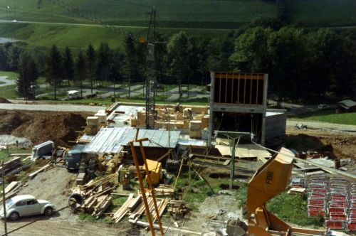 Atzmännig, Neubau Talstation Sesselbahn, undatiert, wohl Sommer 1970
