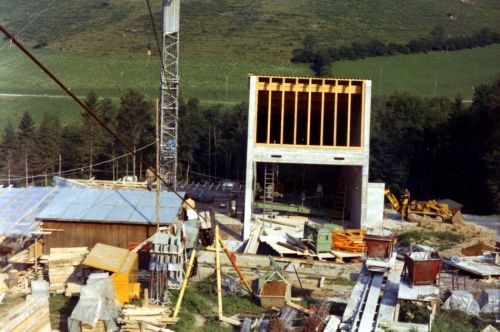 Atzmännig, Neubau Sesselbahn, undatiert, wohl Sommer 1970
