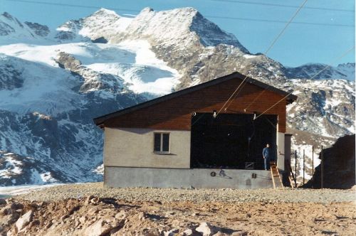 Skilift Motta Bianca am Berninapass, ca. Anfang 1970er-Jahre
