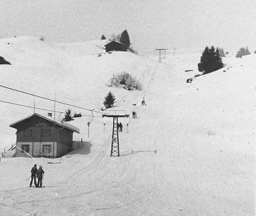 Skilift Spinatsch-Crest Ault Breil/Brigels (erbaut 1972)
