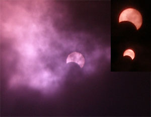 Sonnenfinsternis in Bern, 29.3.2006, Stand 12.36 Uhr