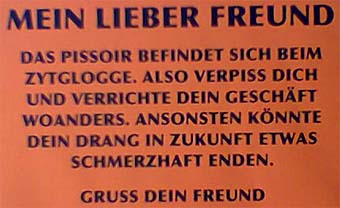 Bern, Anfang Juni 2006, Brunngasse